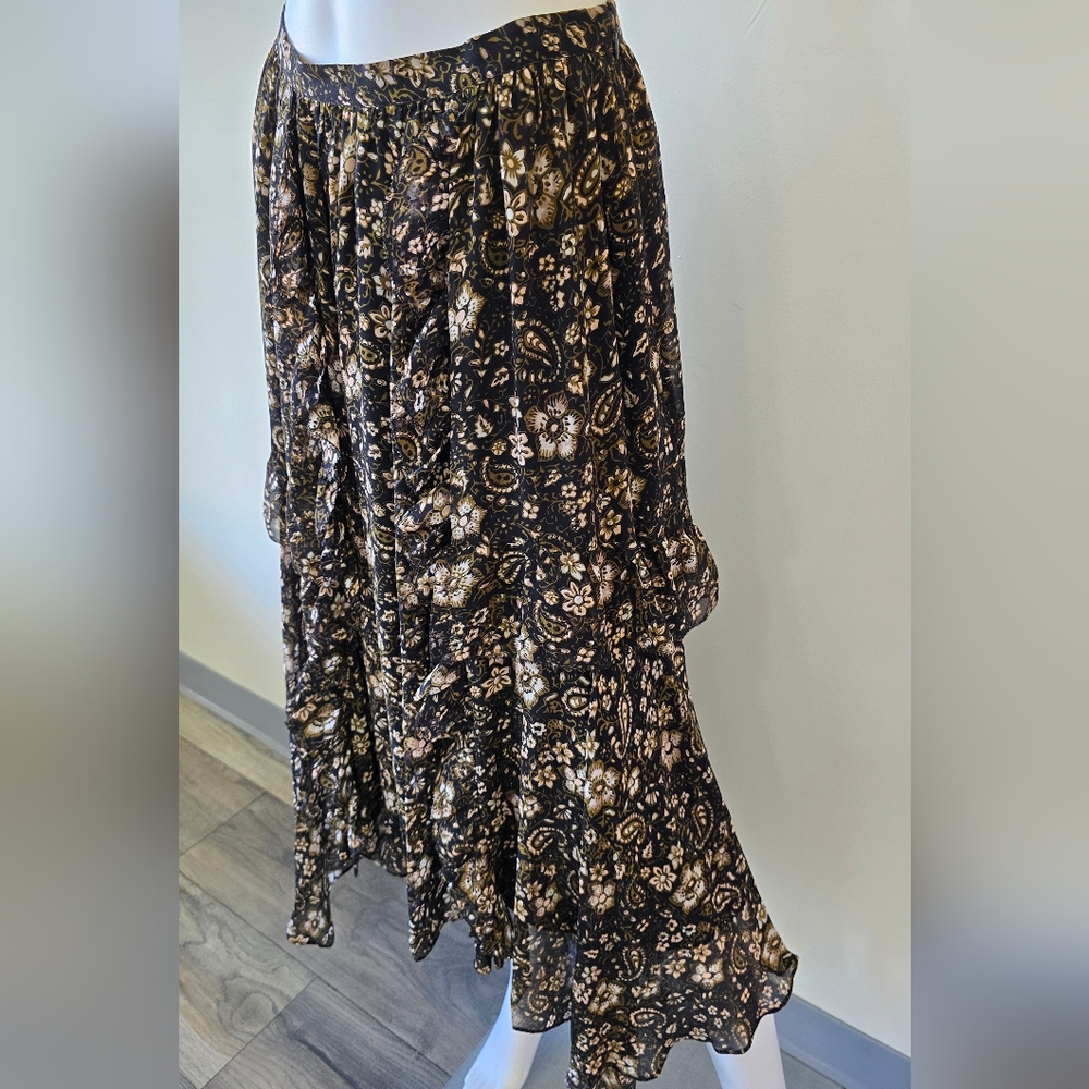 Ulla Johnson Ruffle Flora Midi Skirt - Picture 3 of 8